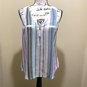 Candie's Zipper Tank Top